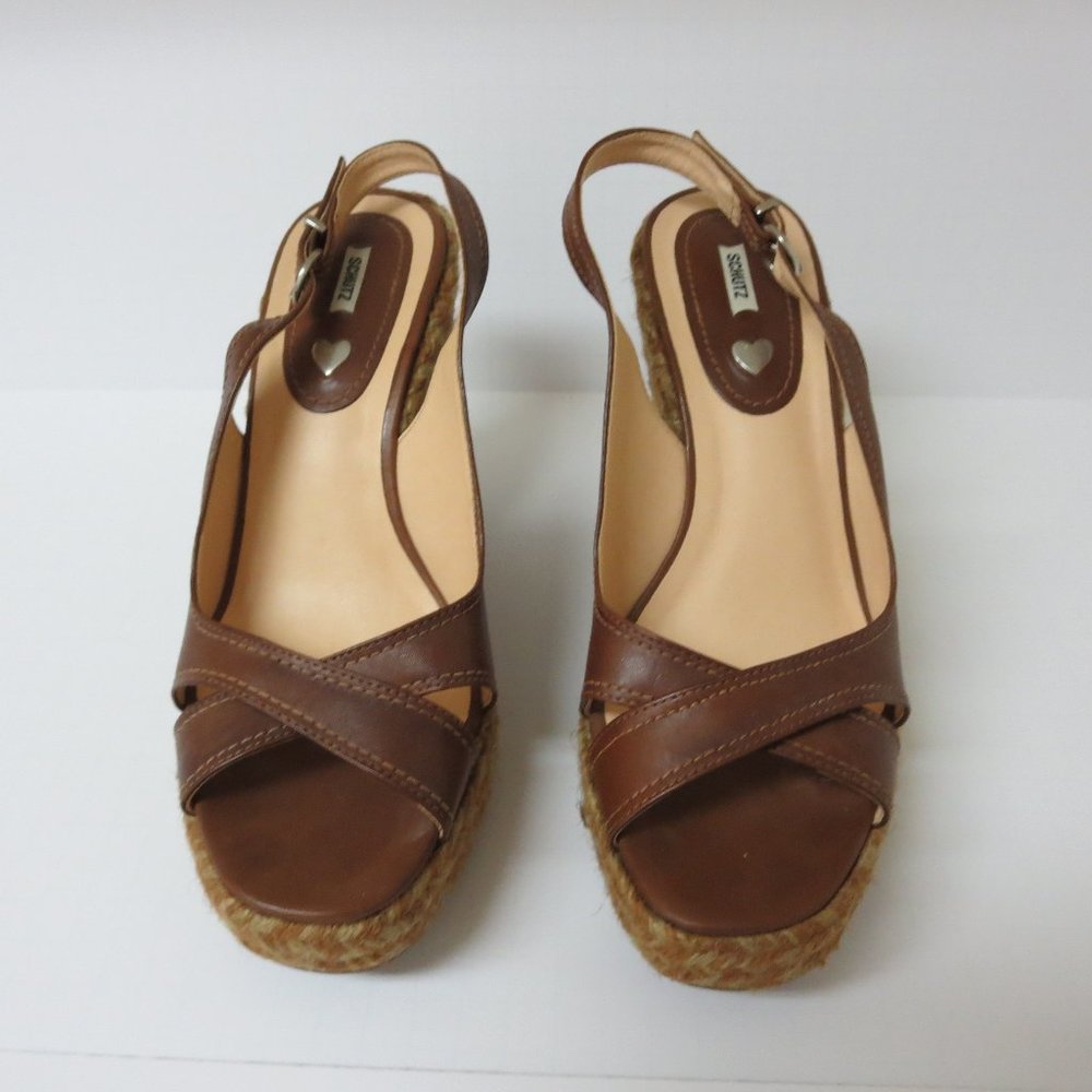 Schutz Platform Wedge Size 10
